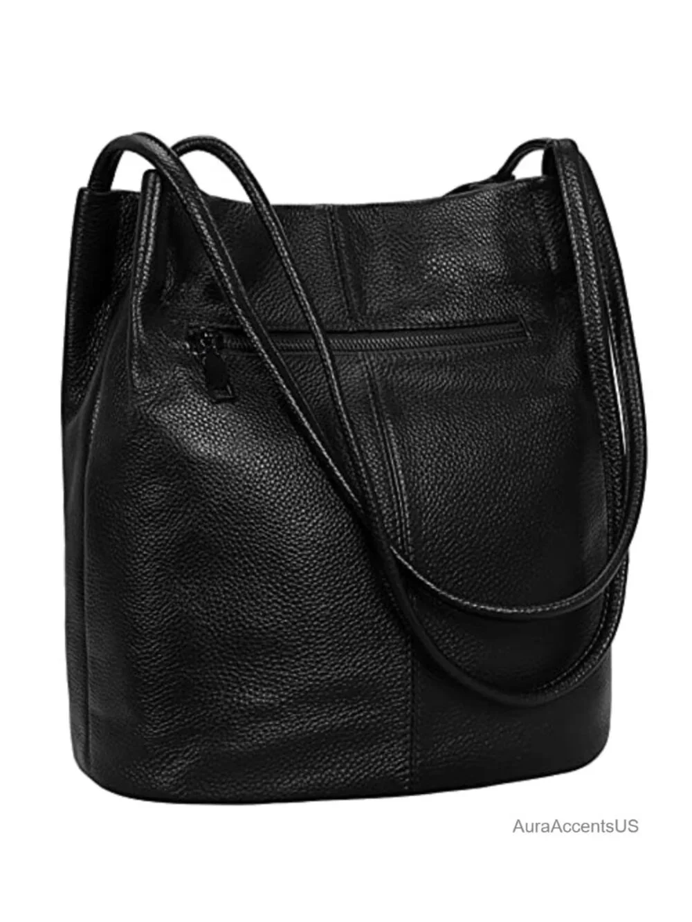 Genuine Leather Hobo Shoulder Bag Large Tote Work Purse